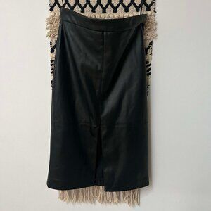 Faux Leather Skirt